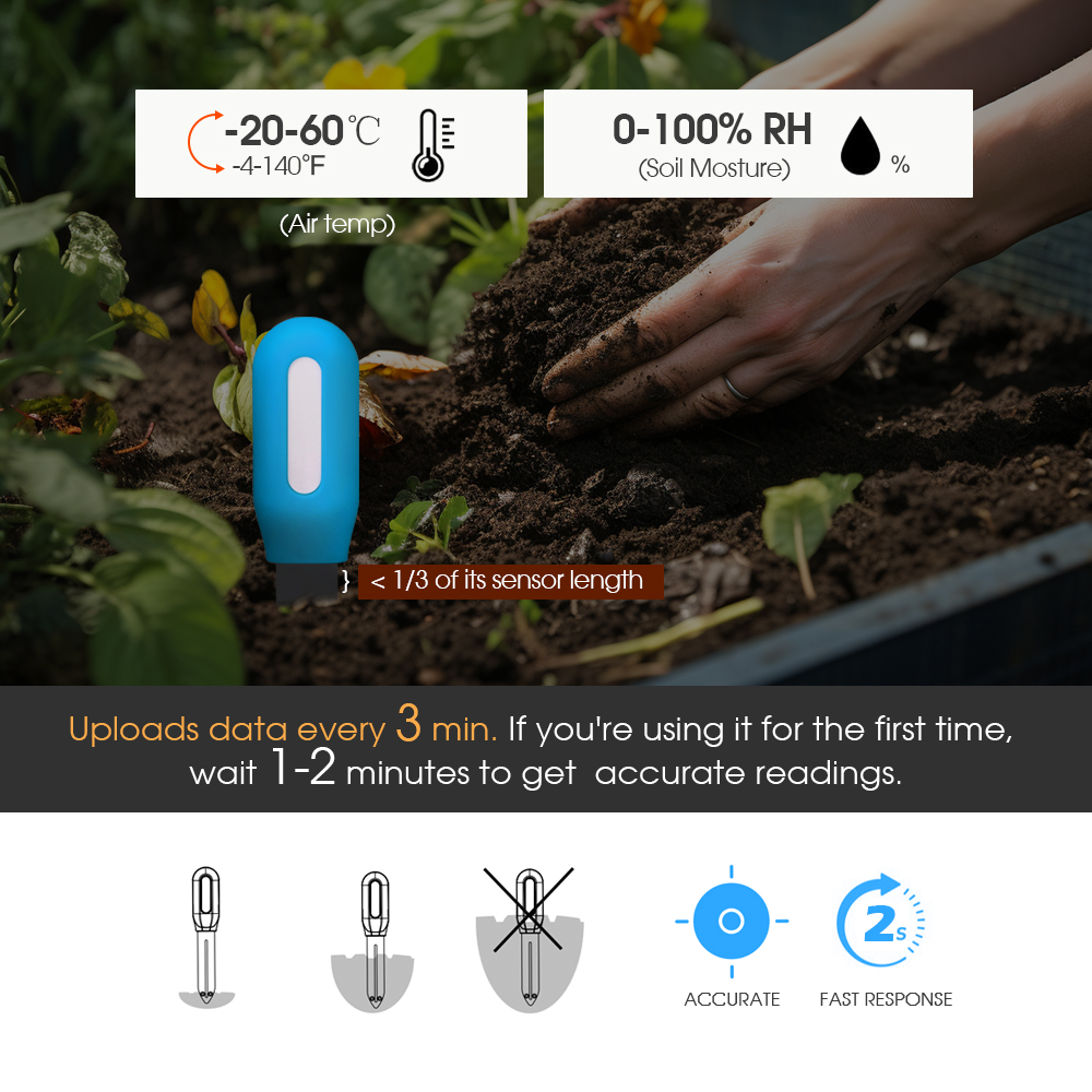 Smart Zigbee Soil Sensor for H - Plant Monitor ulasan dan harga