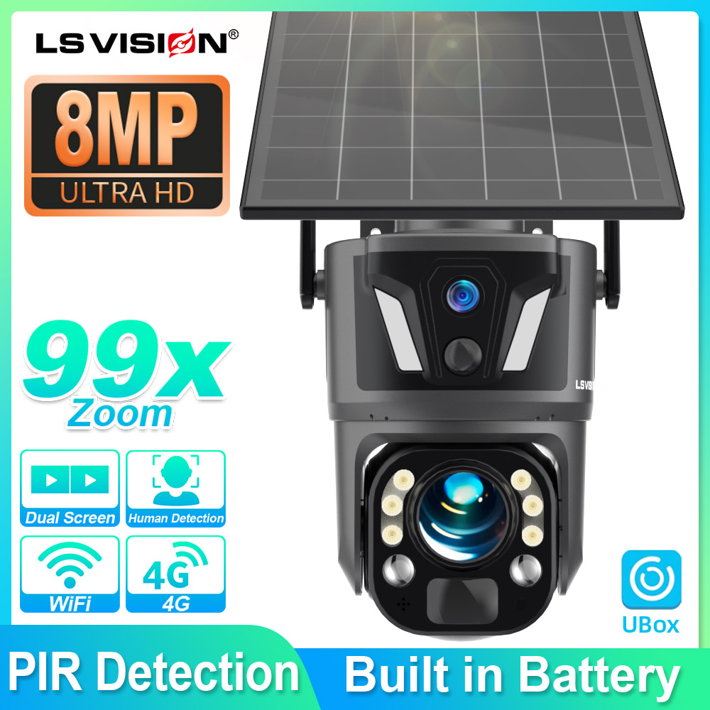 LS VISION 4K 8MP Outdoor Home  - Garden Camera ulasan dan harga
