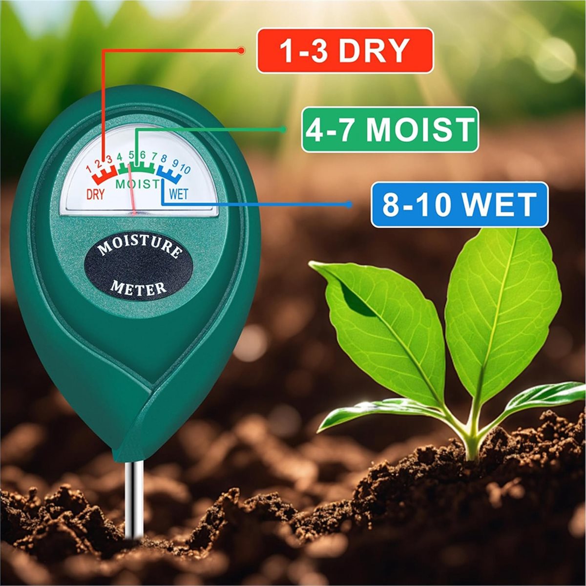 LNHF Long Probe Deep Use Soil  - Plant Monitor ulasan dan harga