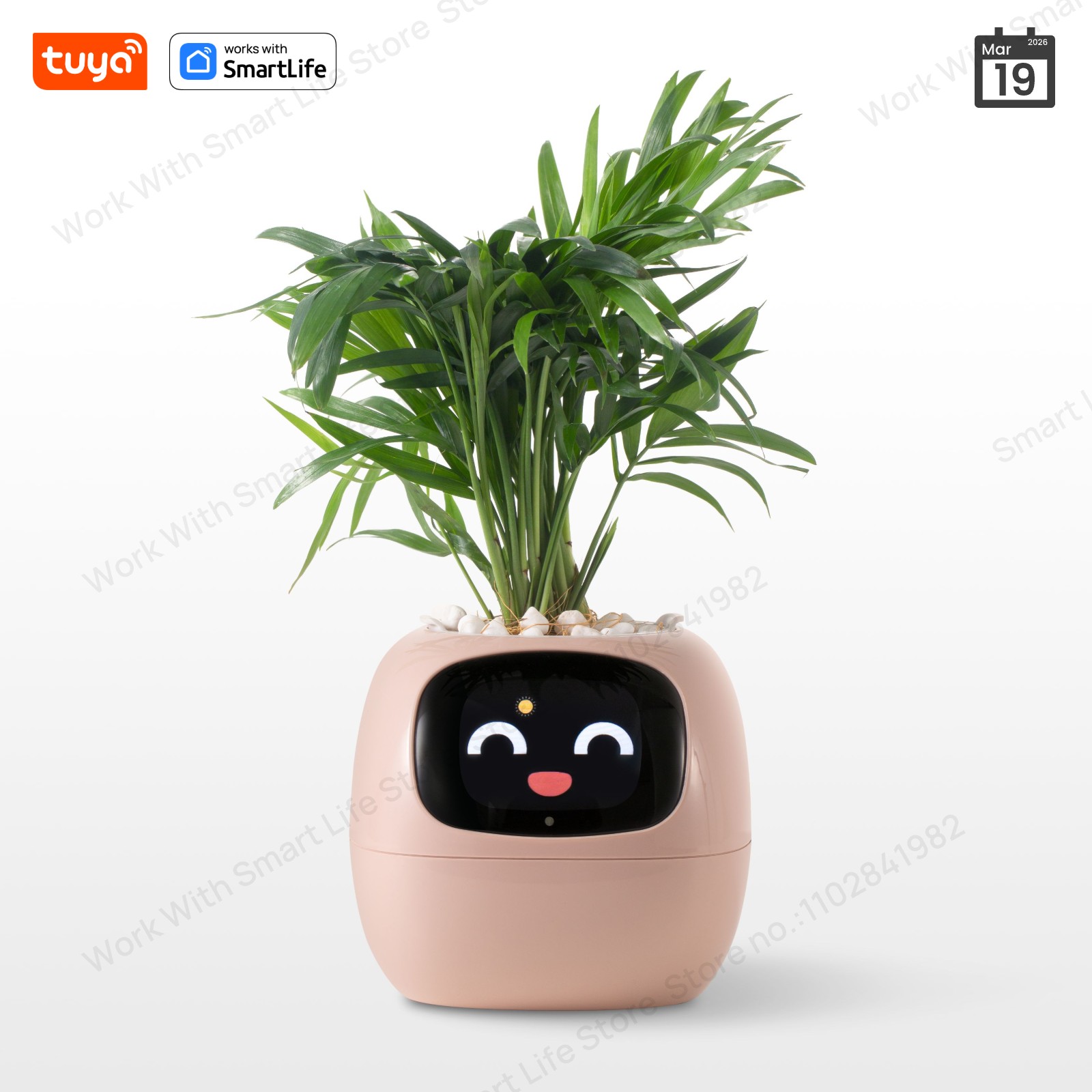 pink Tuya Ivy Smart Planter,En - Smart Pot ulasan dan harga
