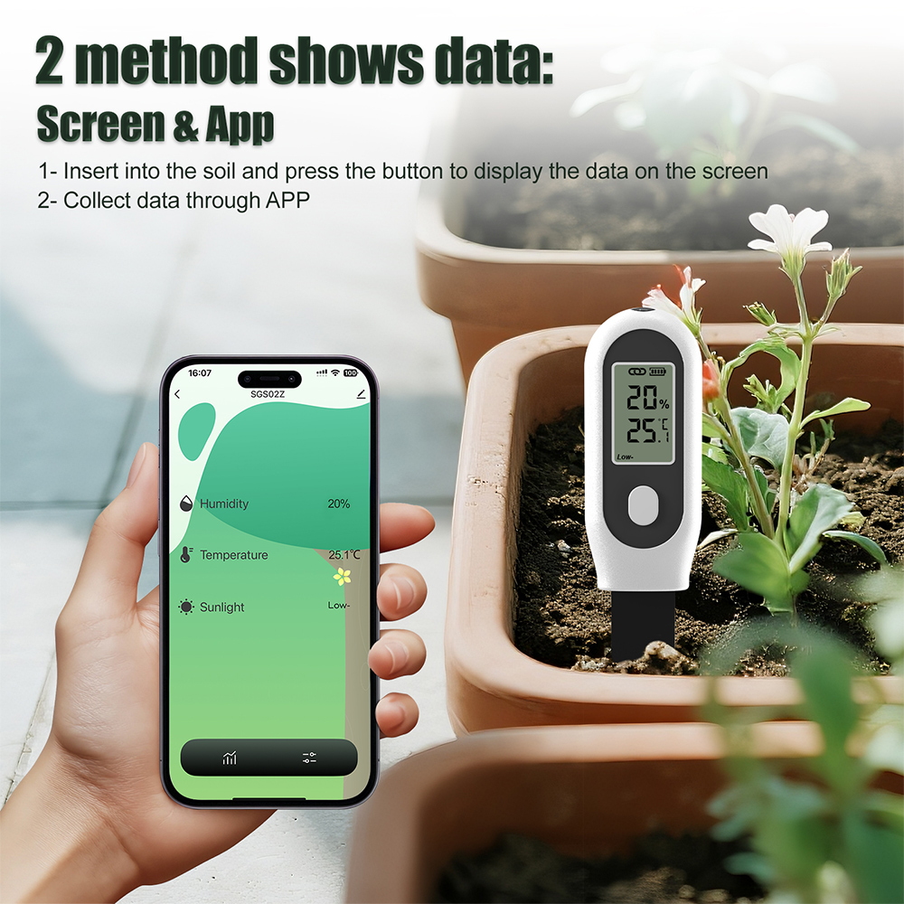 3 in 1 Soil Tester Zigbee Smar - Smart Pot ulasan dan harga