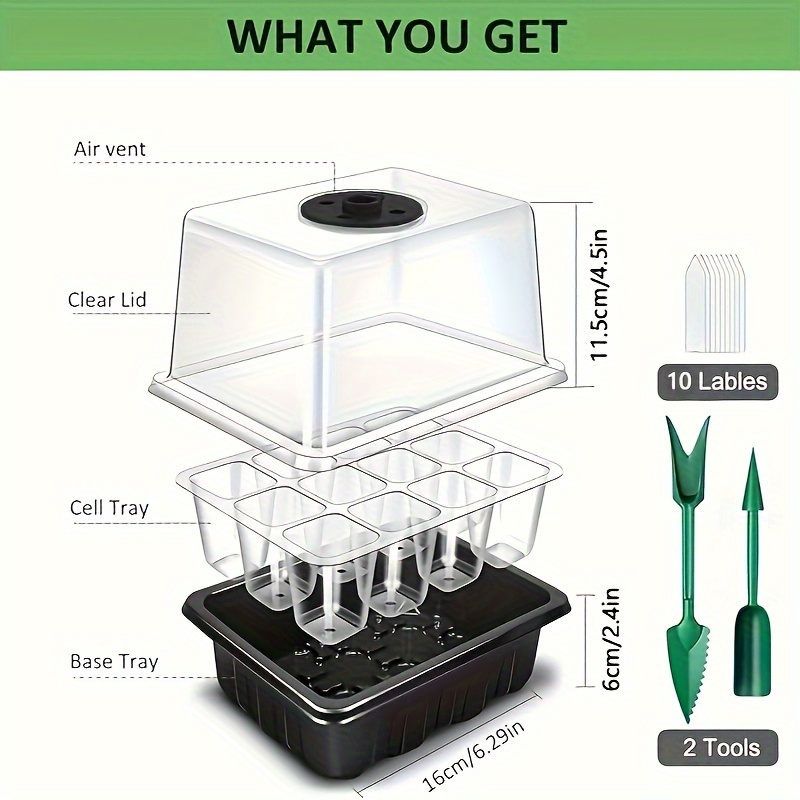 1/2/3-Pack 12/24/36-Cell Seed  - Indoor Garden Kit ulasan dan harga