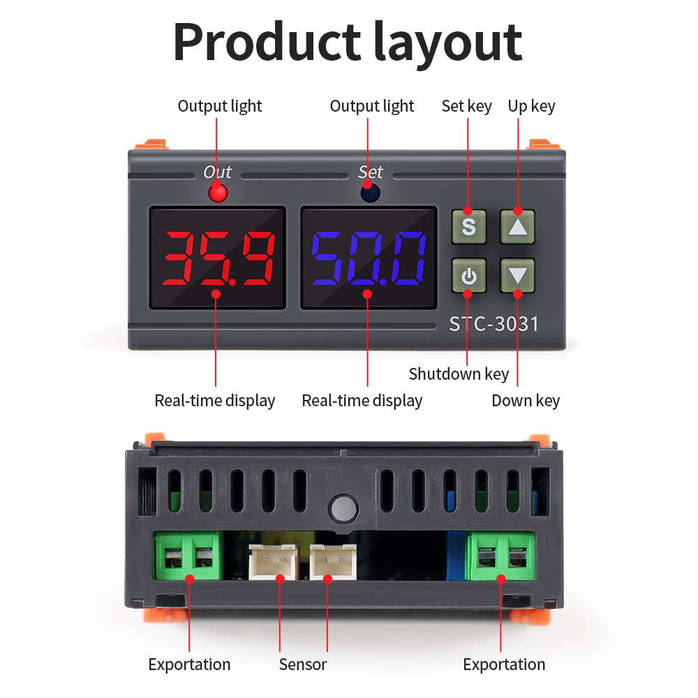 STC-3029 / 3030 / 3031 Moistur - Plant Monitor ulasan dan harga