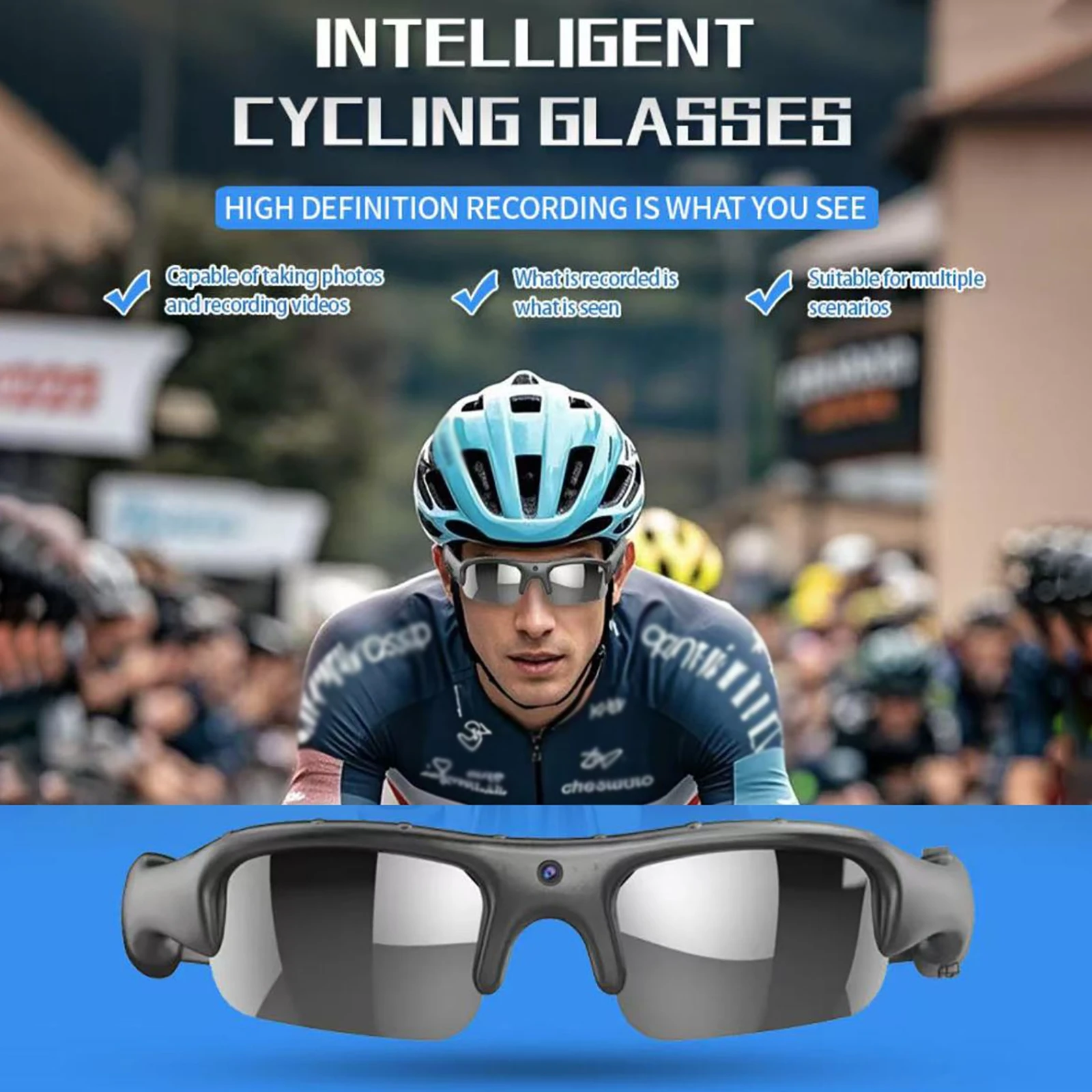 Smart Glasses WIFI 1080P Camer - Garden Camera ulasan dan harga