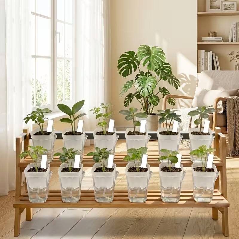16/32 Pack Self-Watering Plant - Plant Monitor ulasan dan harga