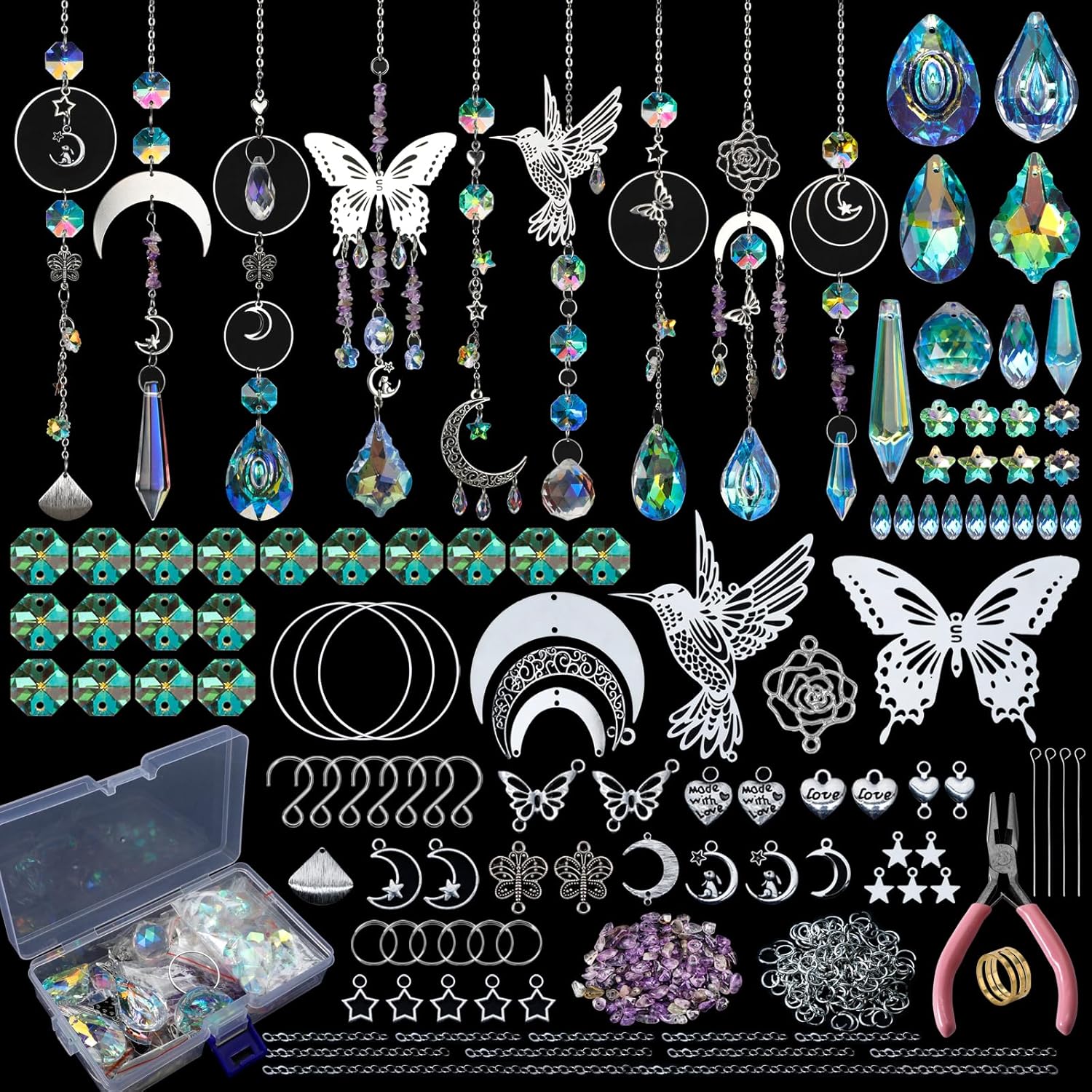 DIY 400pcs SunCatchers Making  - Indoor Garden Kit ulasan dan harga