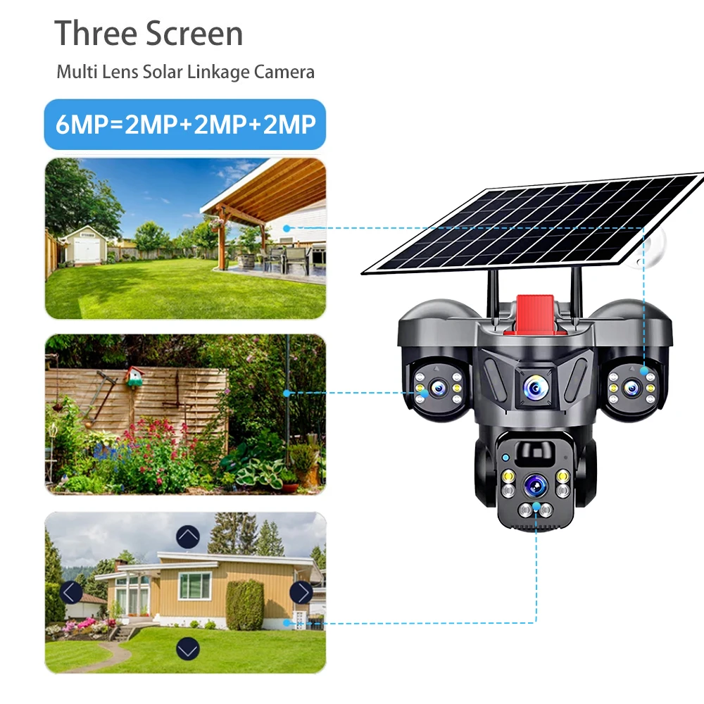 KERUI Outdoor PTZ 6MP 4G SIM W - Garden Camera ulasan dan harga
