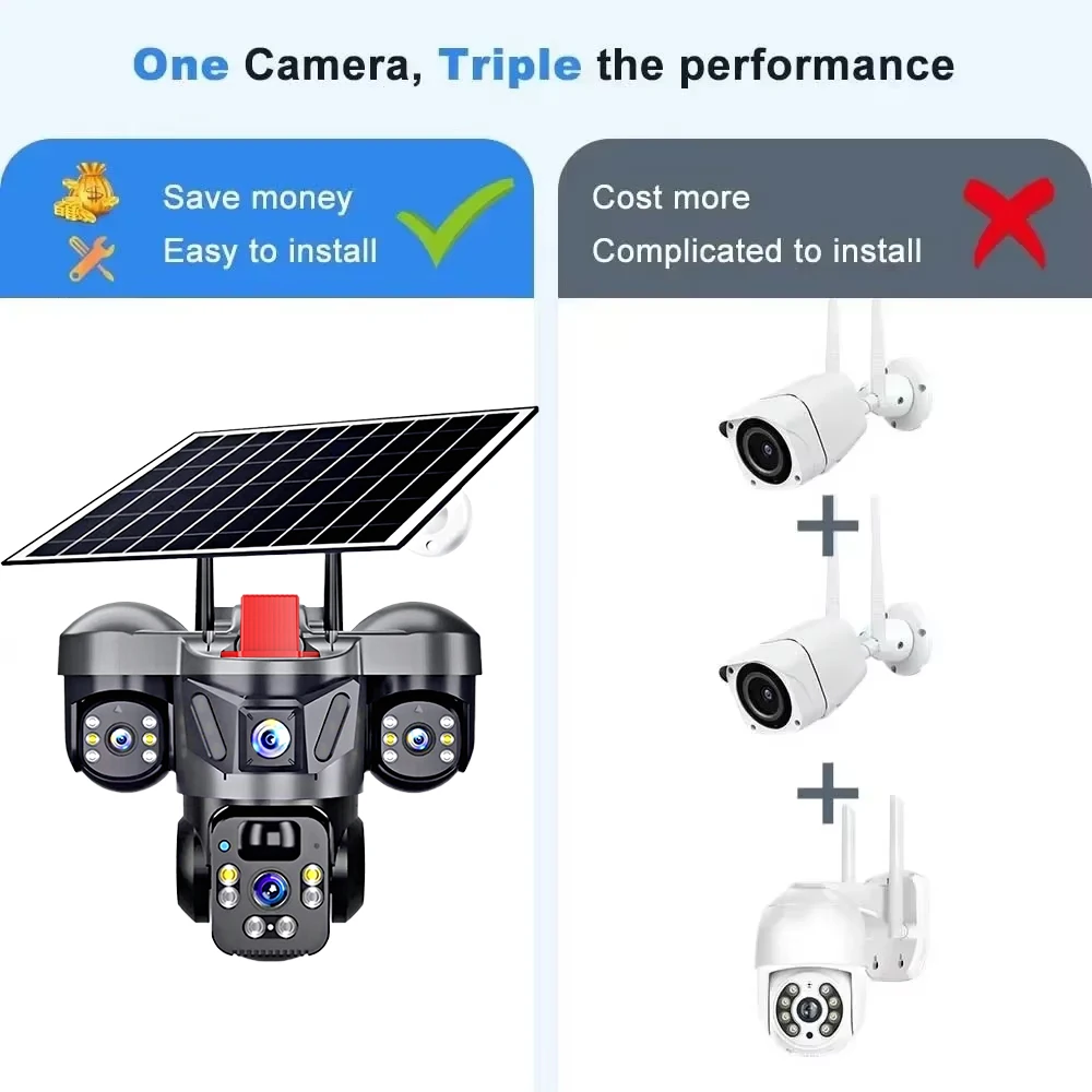 KERUI Outdoor PTZ 6MP 4G SIM W - Garden Camera ulasan dan harga