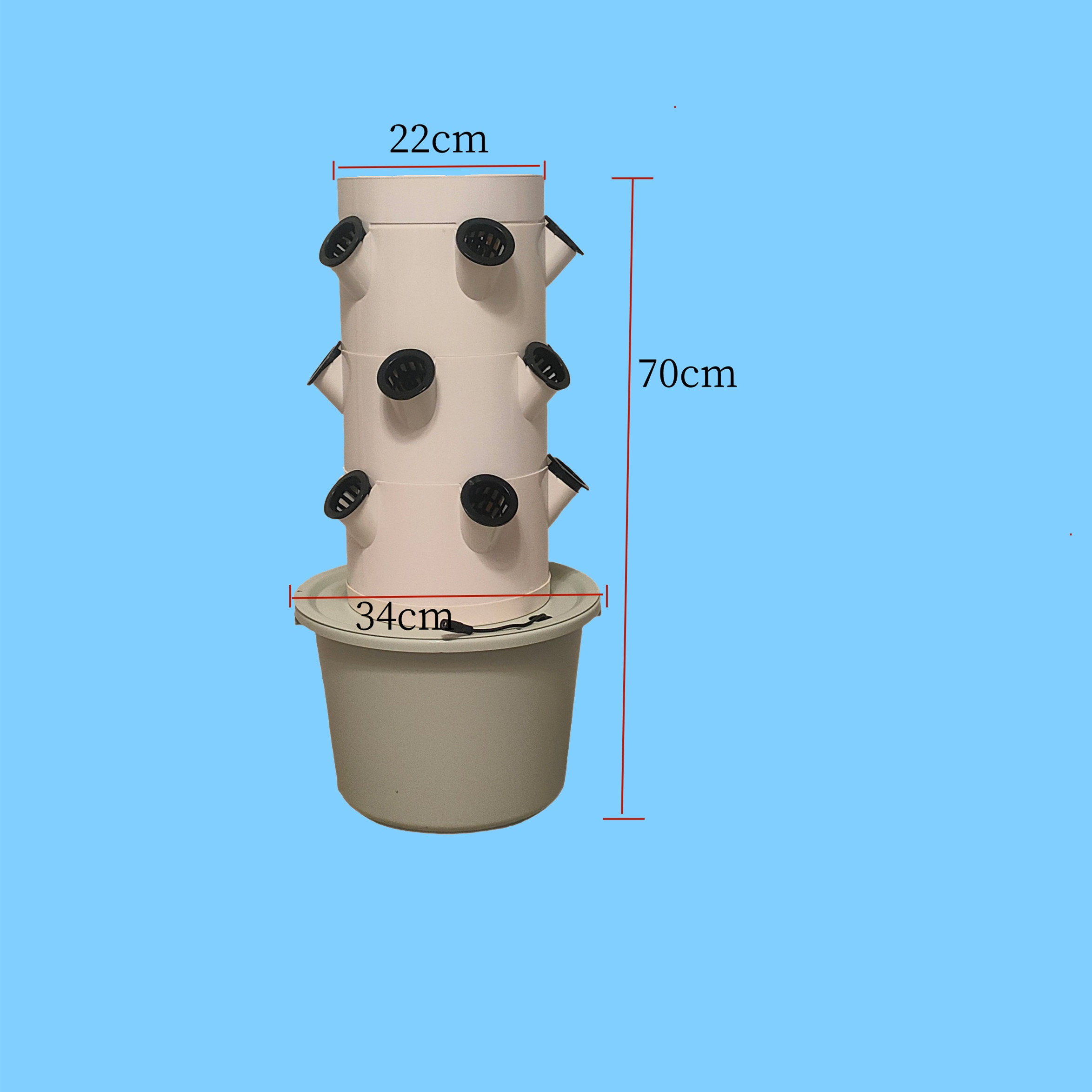 Vertical Hydroponic Growing Sy - Hydroponic Tower ulasan dan harga